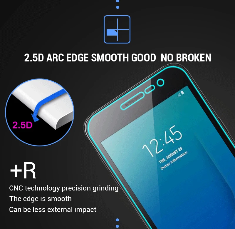 Защитная пленка для экрана из закаленного стекла HD Samsung Galaxy J2 Core J260 зеркальное