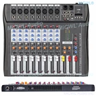 Высокое качество 8 канал микрофона Bluetooth микшерный пульт dj микшер с 48V USB DSP MiCWL CT800