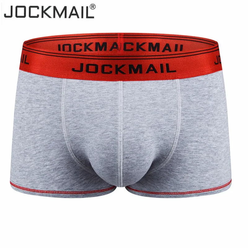 jockmail new sexy underwear men boxer brand hot men underwear breathable low waist cotton mens penis boxers calzoncillo hombre free global shipping