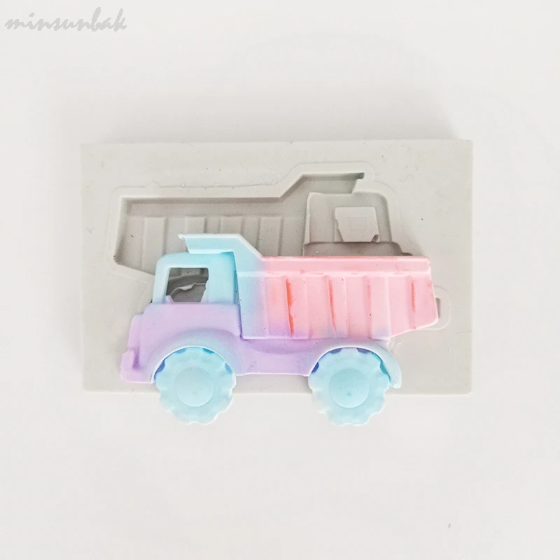 

Minsunbak силиконовая форма в форме автомобиля для украшения вечевечерние праздничный торт с фонданом, «сделай сам», инструменты для выпечки шо...