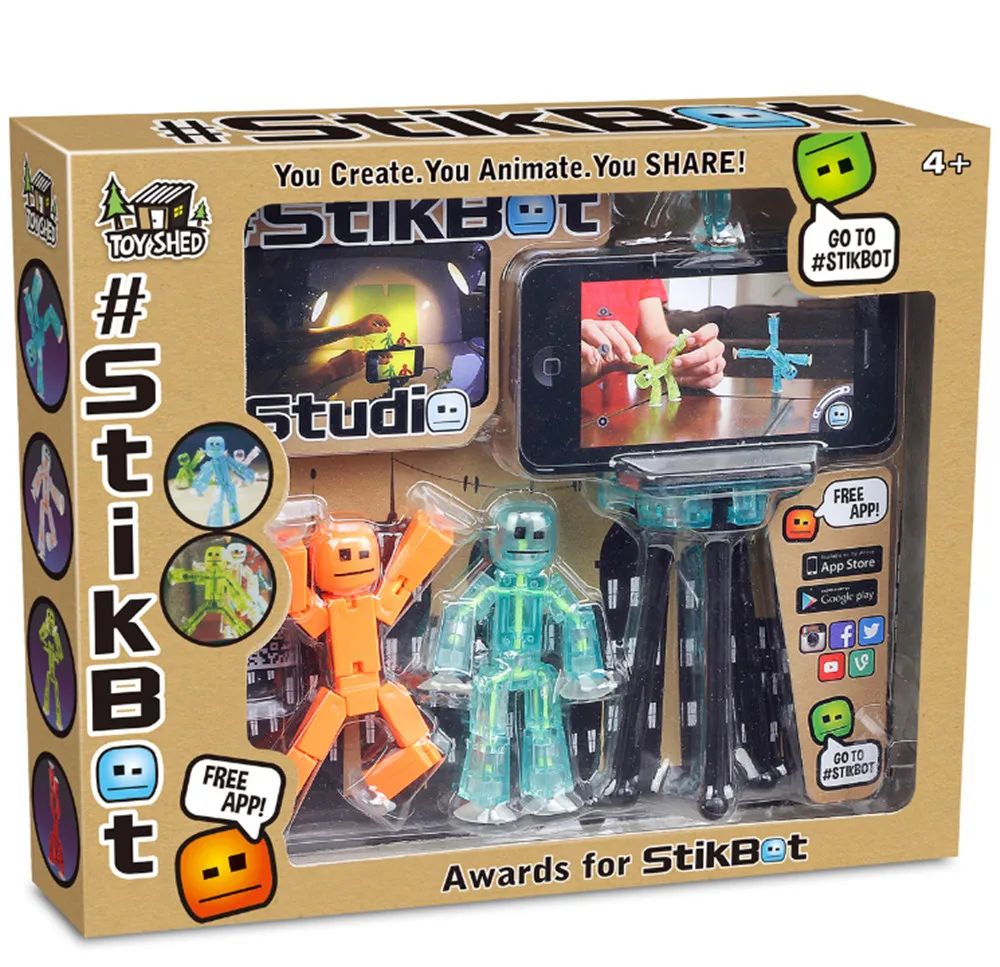 Stikbot кукольная присоска шарнирная кукла фигурка экшн-фигурка Трипод для съемки