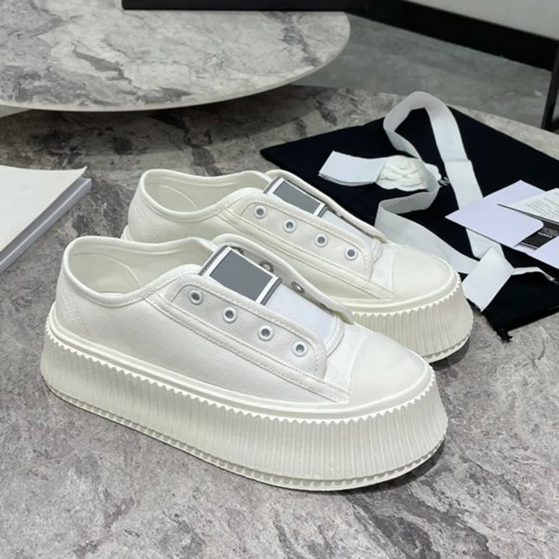 

Fashion Women Sneakers Spring Summer Brand Design Canvas Platform Shoes Casual Female Sneakers