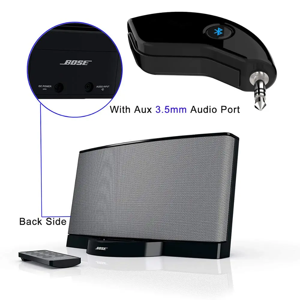 Беспроводной адаптер Bluetooth 4 2 Aux стерео музыкальный приемник автомобильный