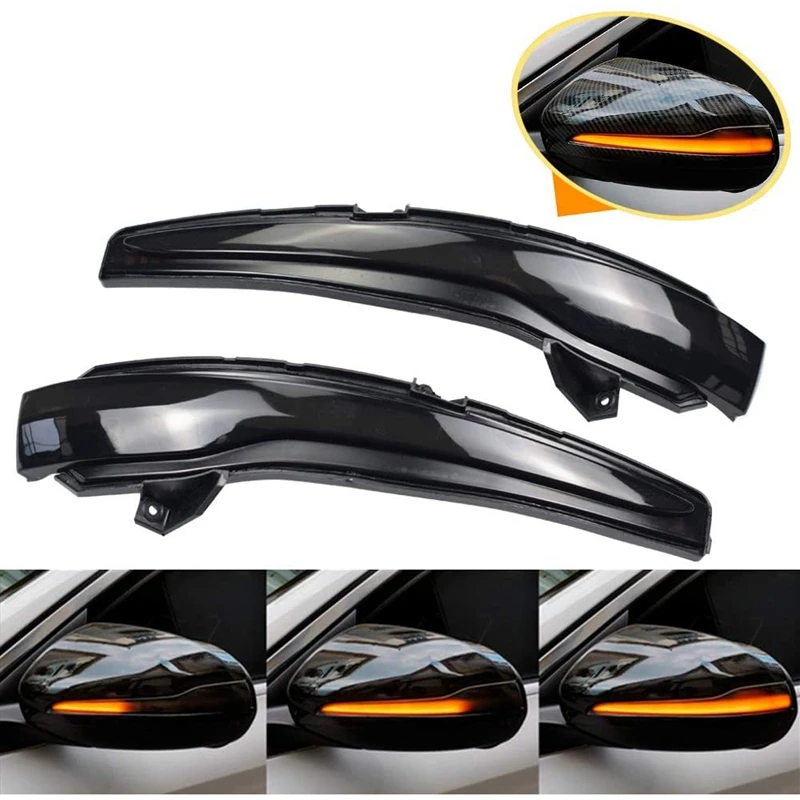 

LED Dynamic Turn Signal Flashing Light Rear-View Mirror Indicator Blinker for Mercedes-Benz C E S Class W205 W213 X253