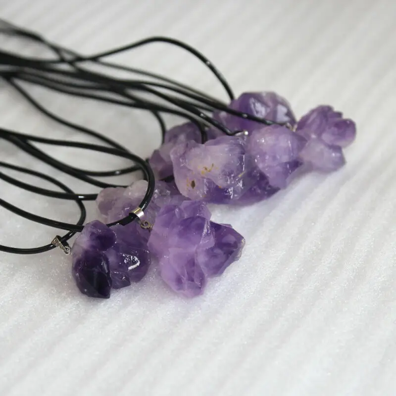 Оригинальная подвеска-ожерелье из минерального камня | Украшения и аксессуары