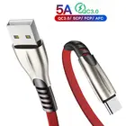 Кабель USB Qoovi Type-CMicro для телефонов Android, 5А, 0.3-2 м