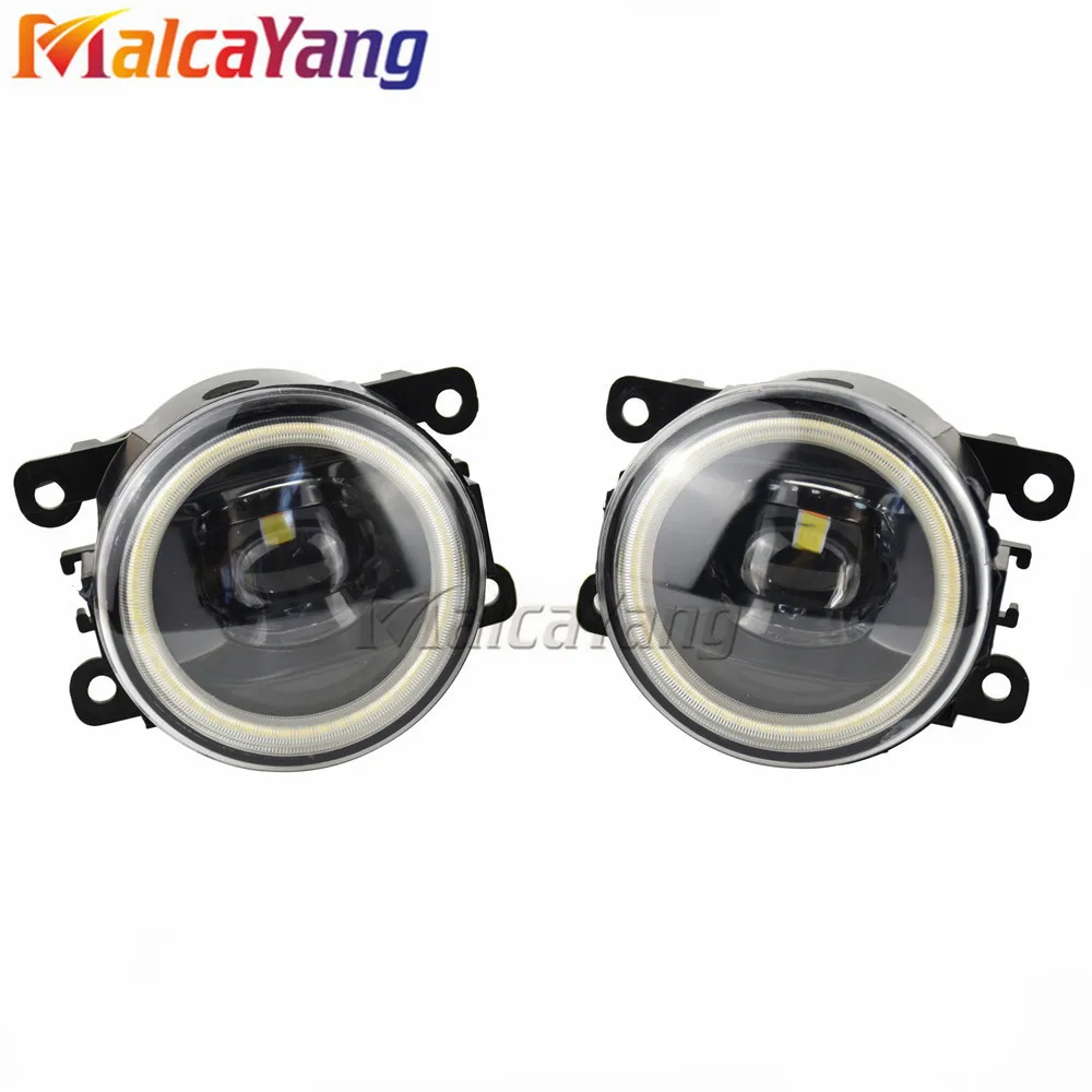 

2pcs/pair Angel Eye car-styling Fog Lamps lighting LED Lights For Citroen C4 Picasso / C4 Grand Picasso 2006-2017