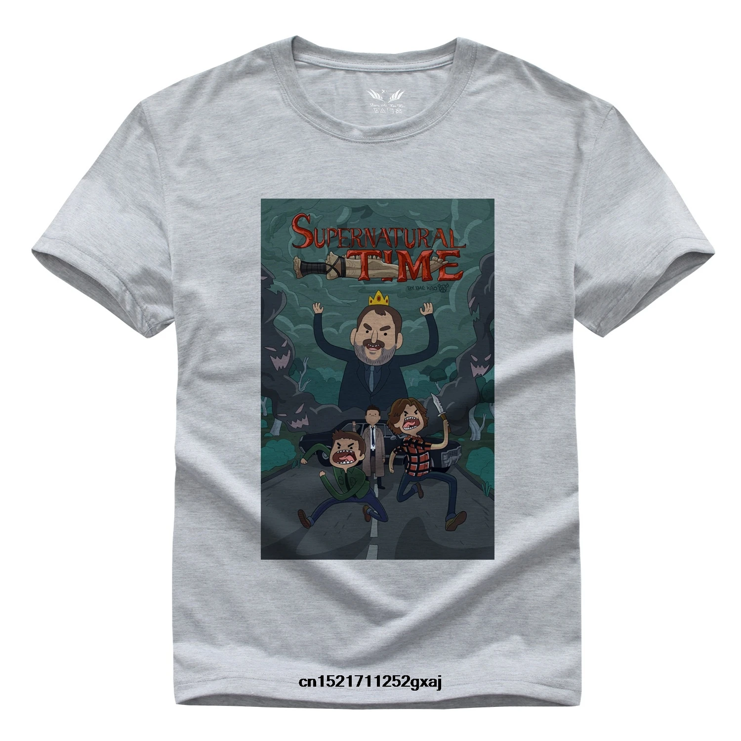 Мужская футболка супернатуральный Тройник американский ожесточенный призрак