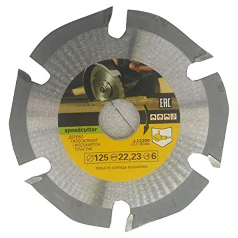 

125mm 6T Circular Saw Blade Multitool Grinder Saw Disc Carbide Tipped Wood Cutting Disc Carving Disc Blades for Angle Grinders