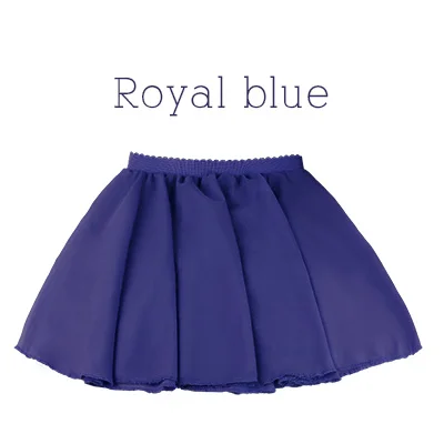 Royal Blue 12 pieces Летний Детский Эластичный шифоновый пояс, юбка, балетный тюль для девочек, юбка со скидкой - Цвет: Royal Blue 12 pieces