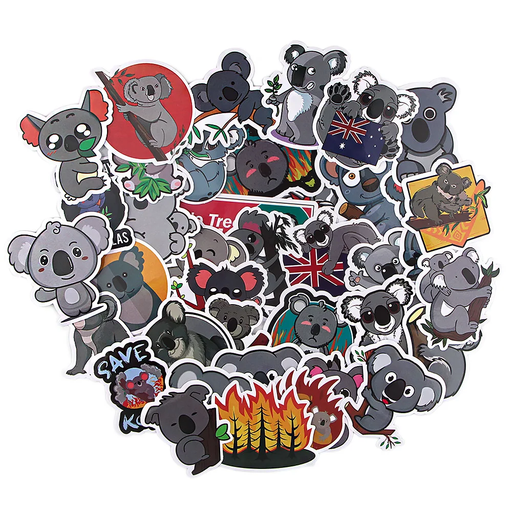 

FD0522 38PCS Personalized Cartoon Water Cup Laptop Suitcase Waterproof Decoration Graffiti Stickers