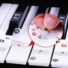 Фортепианная наклейка 4388615449 электронная клавиатура клавиши пианино предотвратить прозрачный стикер Примечание обозначения версия  лист музыкальное пианино доступом
