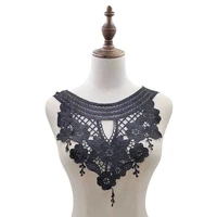 new sale water soluble lace collar polyester silk embroidered corsage 3d hollow embroidery fake collar diy lace accessories