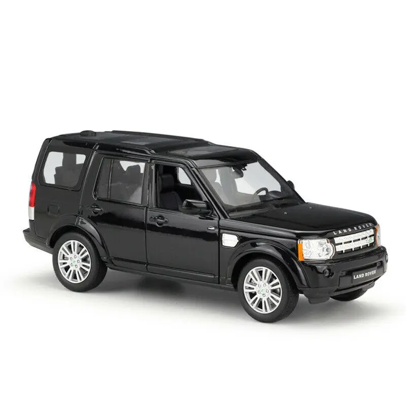 Черный Welly 1:24 Land Rover Discovery 4 литая под давлением модель автомобиля в коробке - Цвет: Черный
