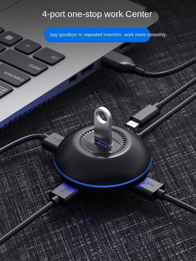 

Laptop Office Expansion Dock USB3.0 Desktop Expander Computer Converter Cable Seperater