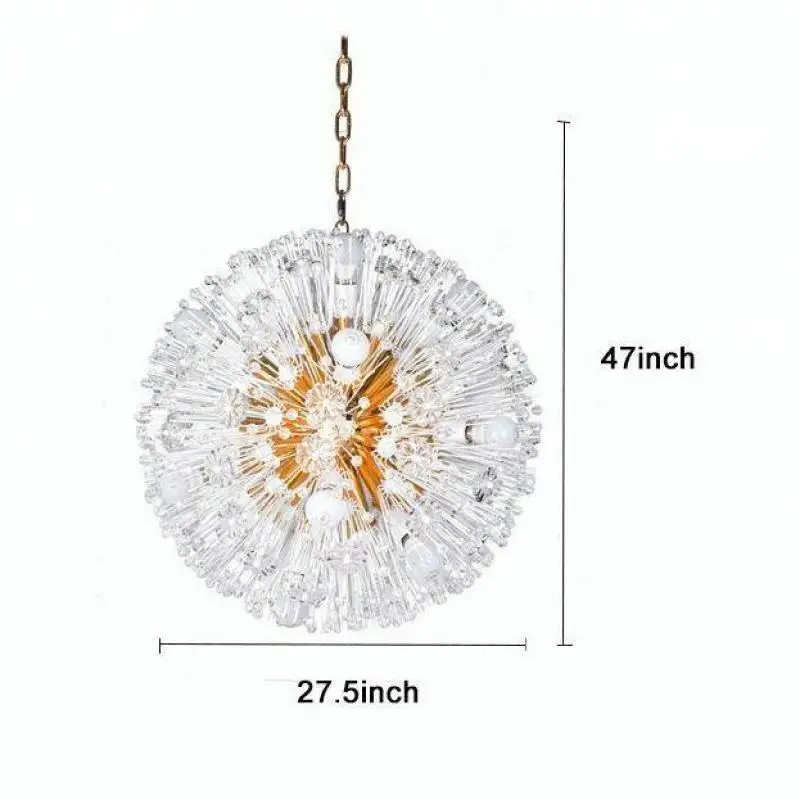 В форме одуванчика Дизайн Круглый ананас хрустальные бусины подвесной