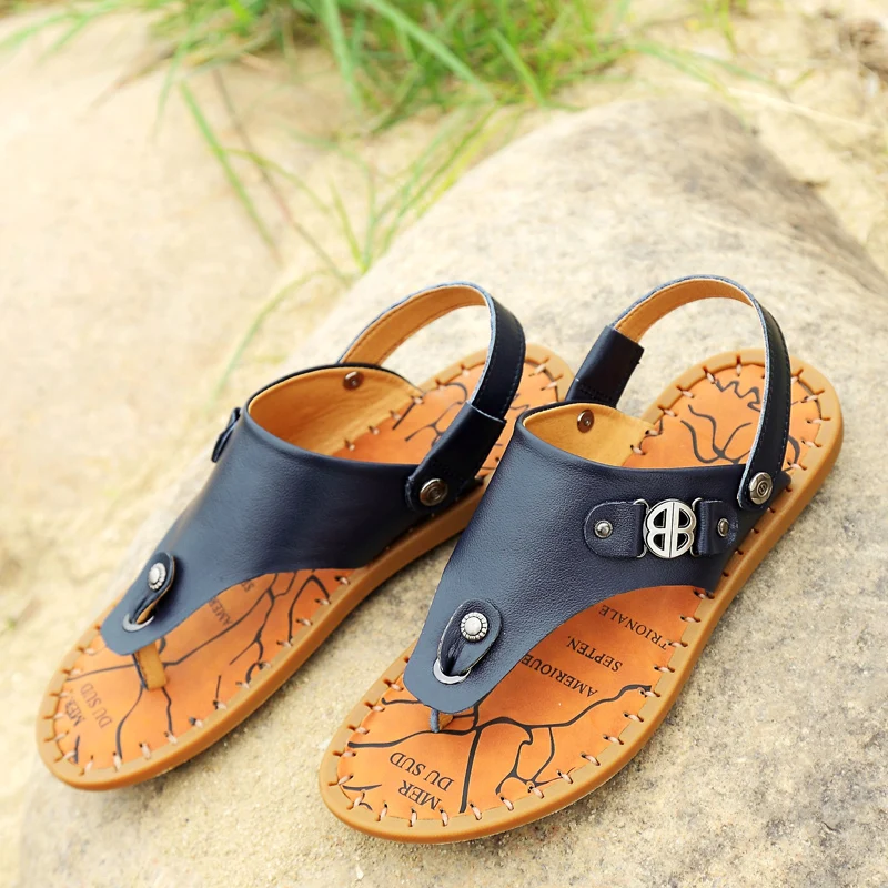 Новинка 2021 года Мужская обувь высокого качества Летние крутые пляжные сандалии