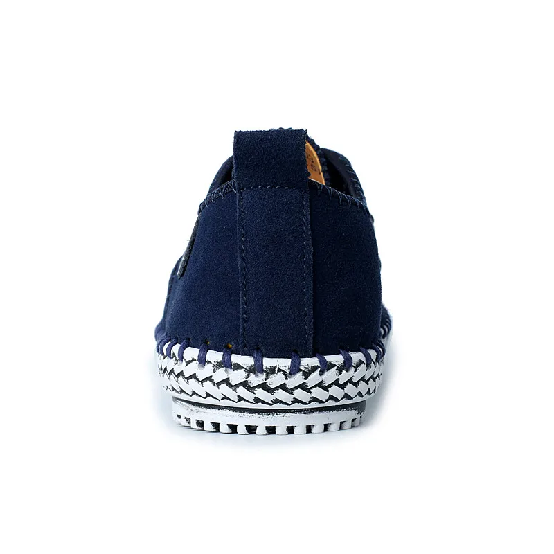 Новинка Сезон осень Мужская повседневная кожаная обувь для вождения Мягкая