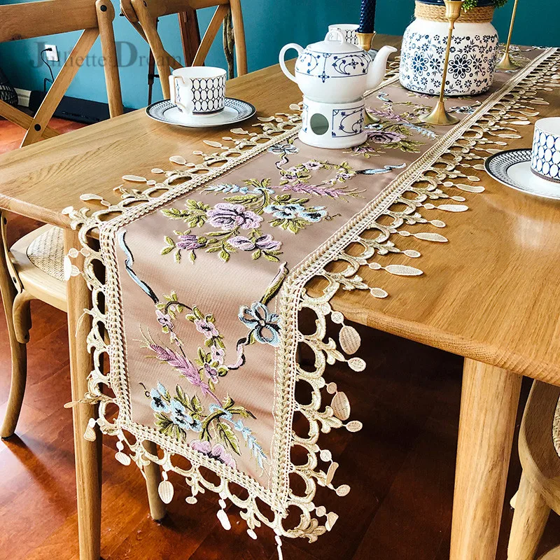 Новинка европейская настольная дорожка пасторальная садовая скатерть