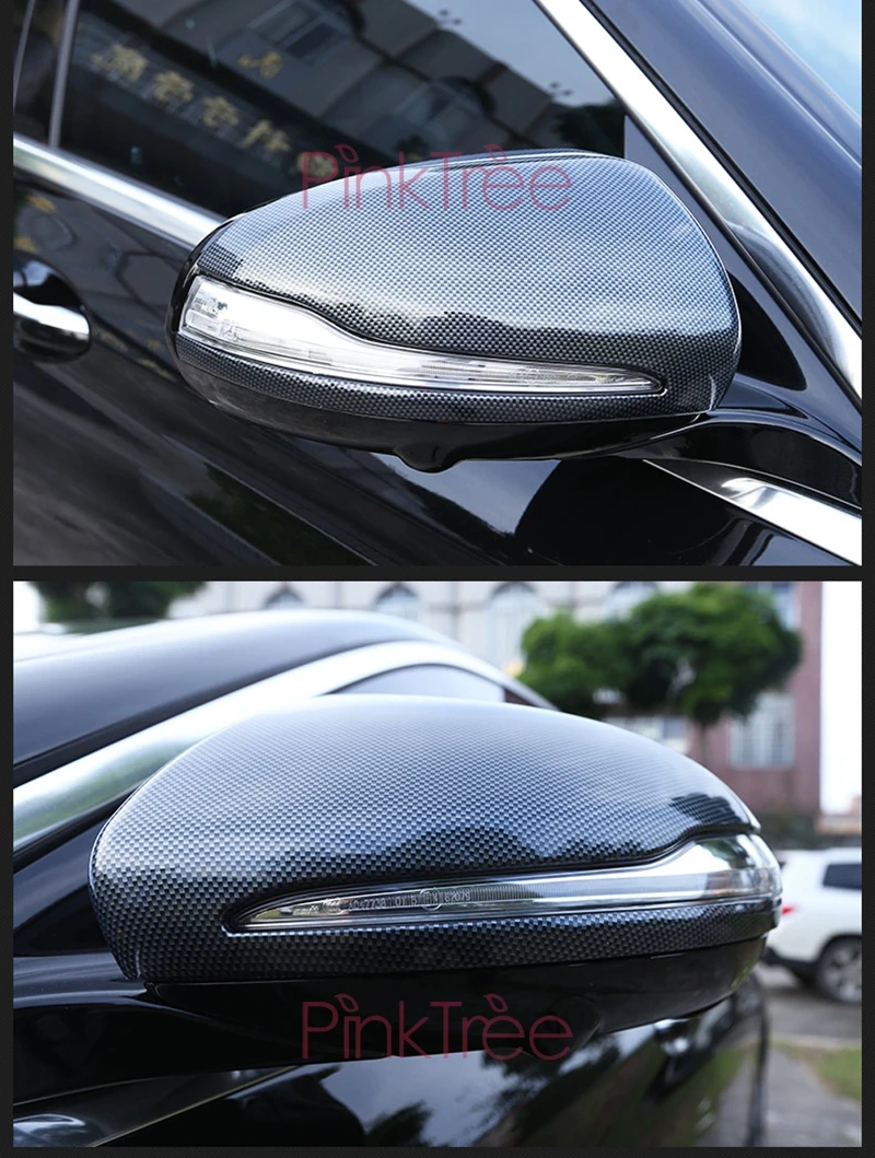Для Mercedes C E GLC S Class W205 S205 A205 C205 W213 S213 X253 C253 W222 углеродное волокно боковое крыло