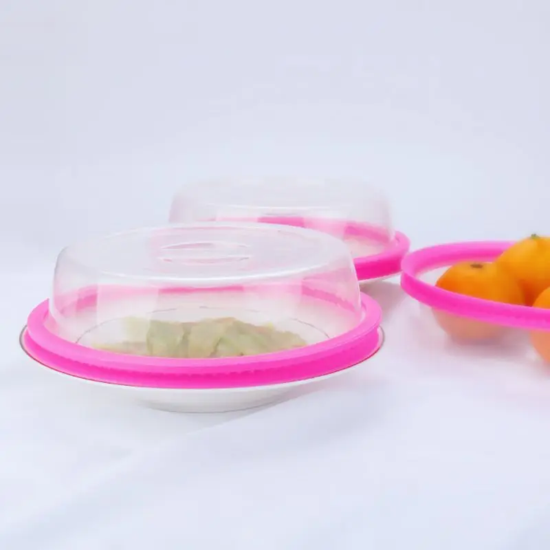 

Fresh-keeping Oil-proof Silicone Microwave Cover Reusable heating bowl lid Food Cover Wrap Fresh Keeping Silicone Kitchen Caps