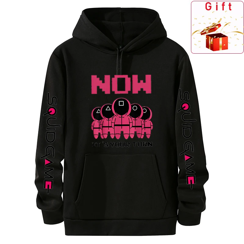 

Squid Game Merch Hoodie 456 Sweatshirt 067 Jacket Cotton Fleece Cloth Casual Streetwear Pullovers Random One Gift