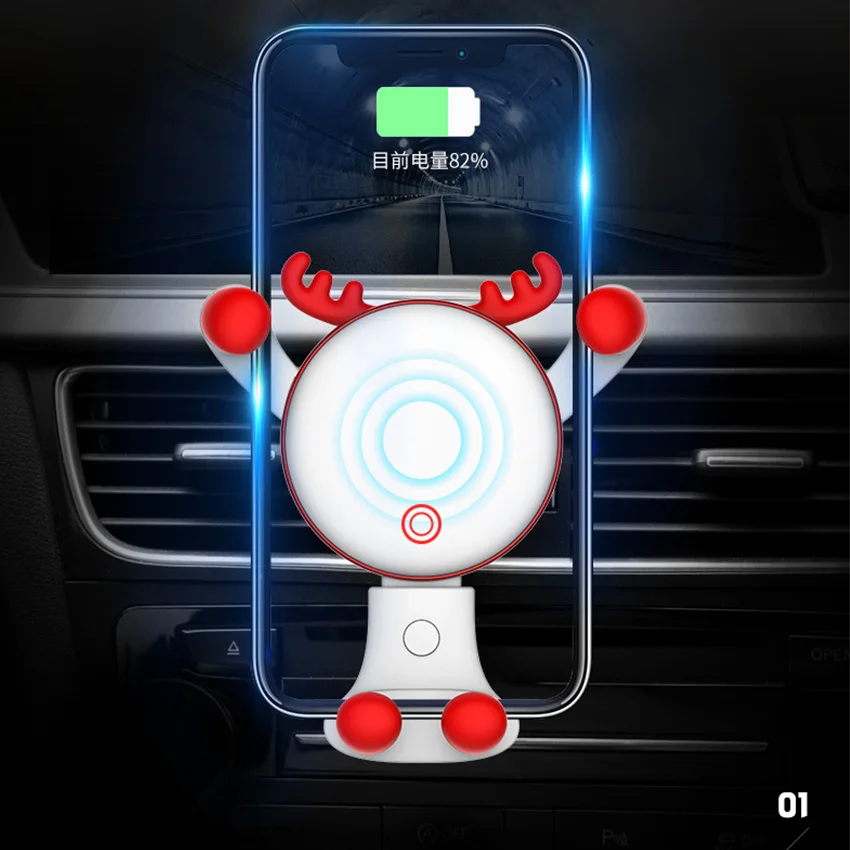 Быстрое Автомобильное зарядное устройство для samsung Galaxy S10 Plus S8 Автомобильная Qi зарядная Колыбель беспроводной держатель телефона для iPhone X XR huawei mate 20 Pro