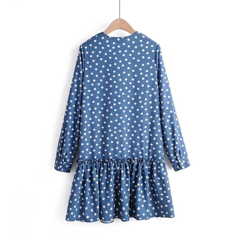 Женское винтажное кружевное платье повседневное облегающее в горошек с