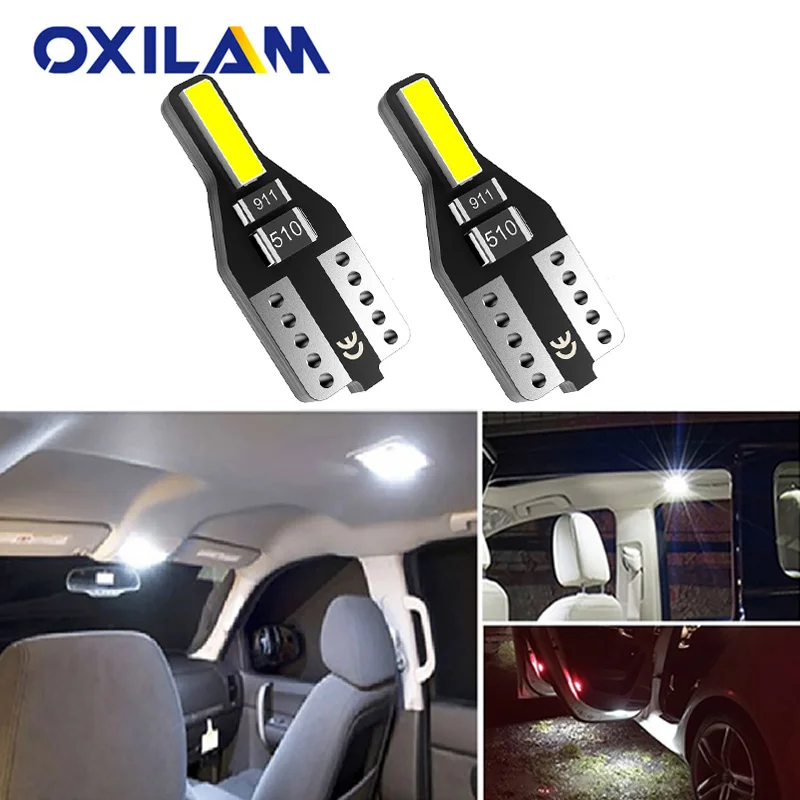 2 шт. W5W Светодиодная лампа T10 194 168 внутренсветильник автомобиля для Hyundai Solaris i30 Tucson