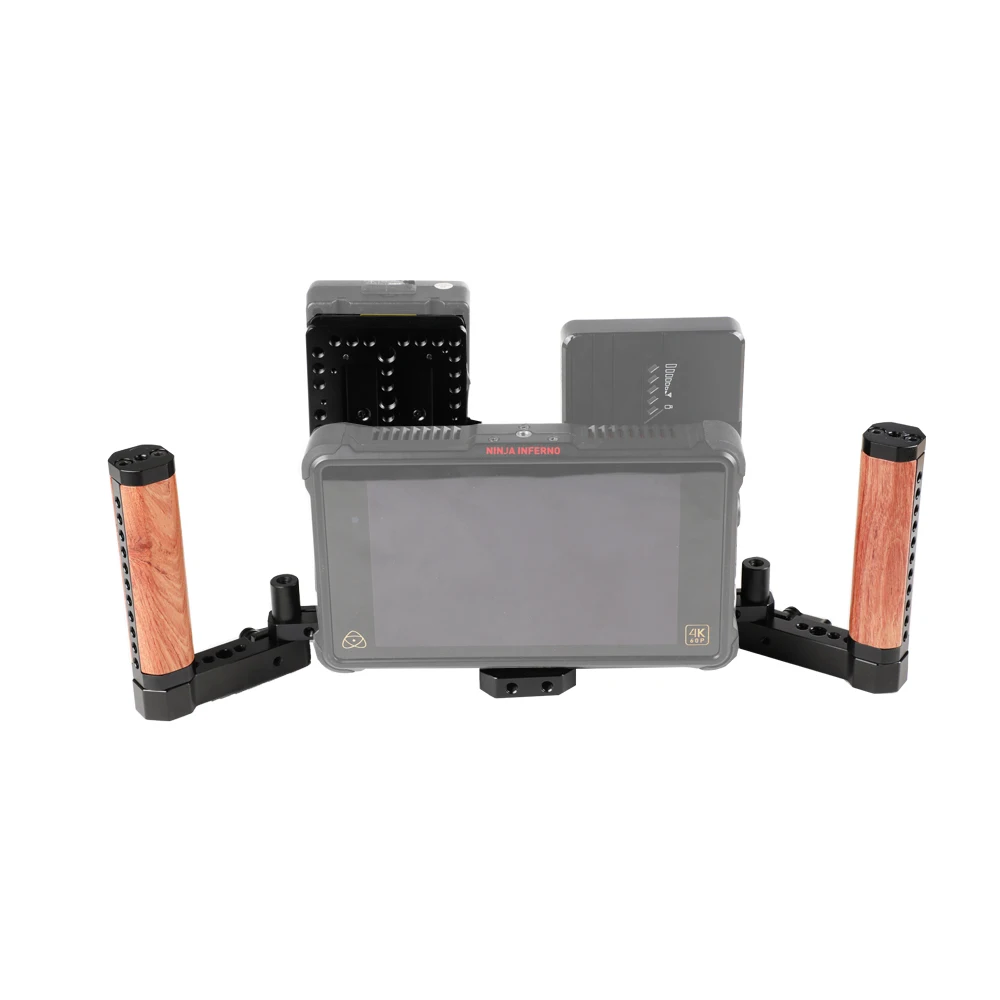 Kayulin режиссерский монитор поддерживающий клетчатый Риг с двойной деревянной