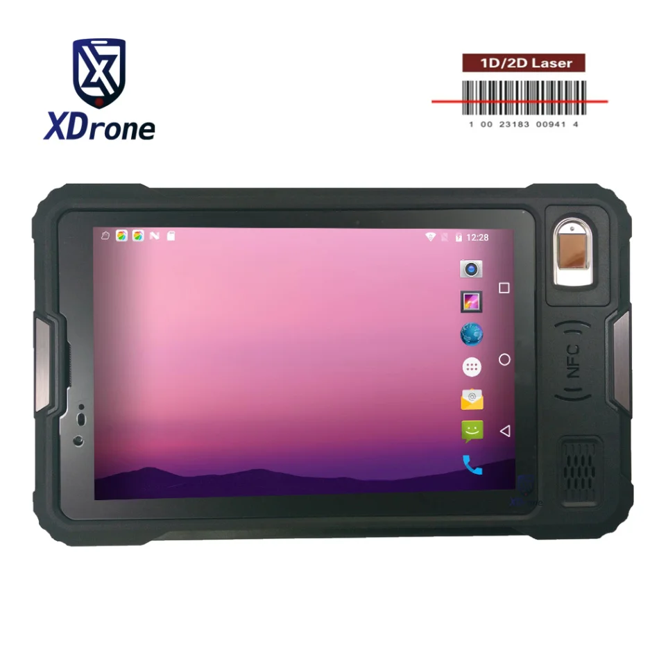 Планшетный ПК Kcosit P9000 прочный Android 8 &quotводонепроницаемый считыватель отпечатков