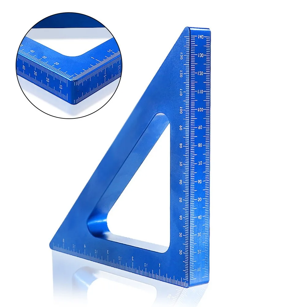 

NEW Precision DIY Woodworking Tools Triangle Ruler Aluminum Alloy Height Ruler Measuring Ruler For Building Framing Tools Gauges