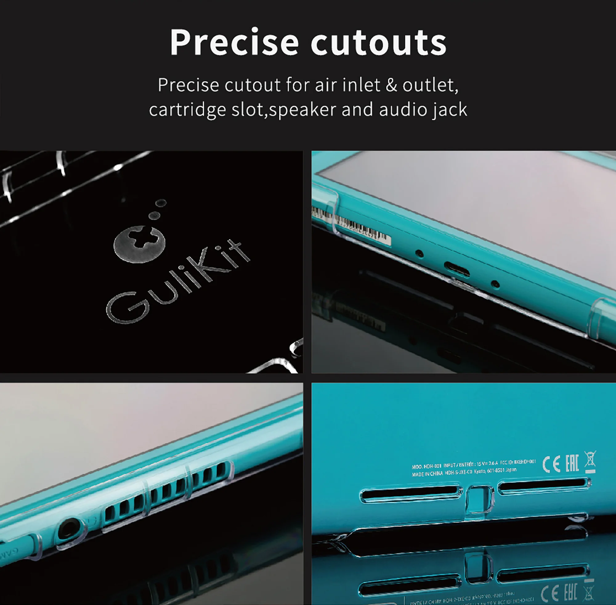 Прозрачный прозрачный защитный чехол gulikit switch lite для хоста совместимый с ROUTE AIR NS16