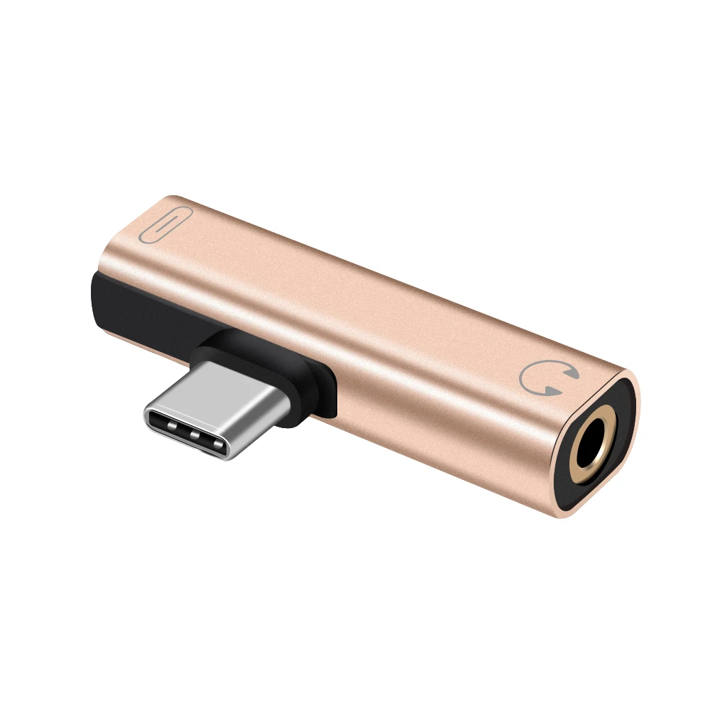 1 шт. мини-адаптер для наушников с разъемом USB Type-C на 3 5 мм | Электроника