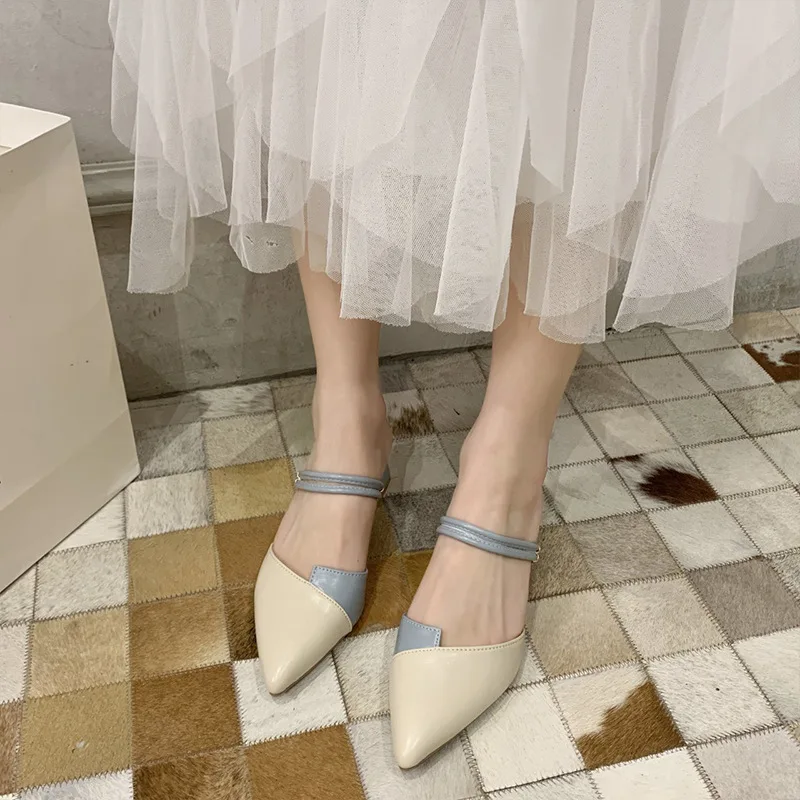 

Closed Toe Sandals Comfort Shoes for Women Strappy Heels 2021 Summer Med All-Match Espadrilles Platform Fashion Girls Medium El