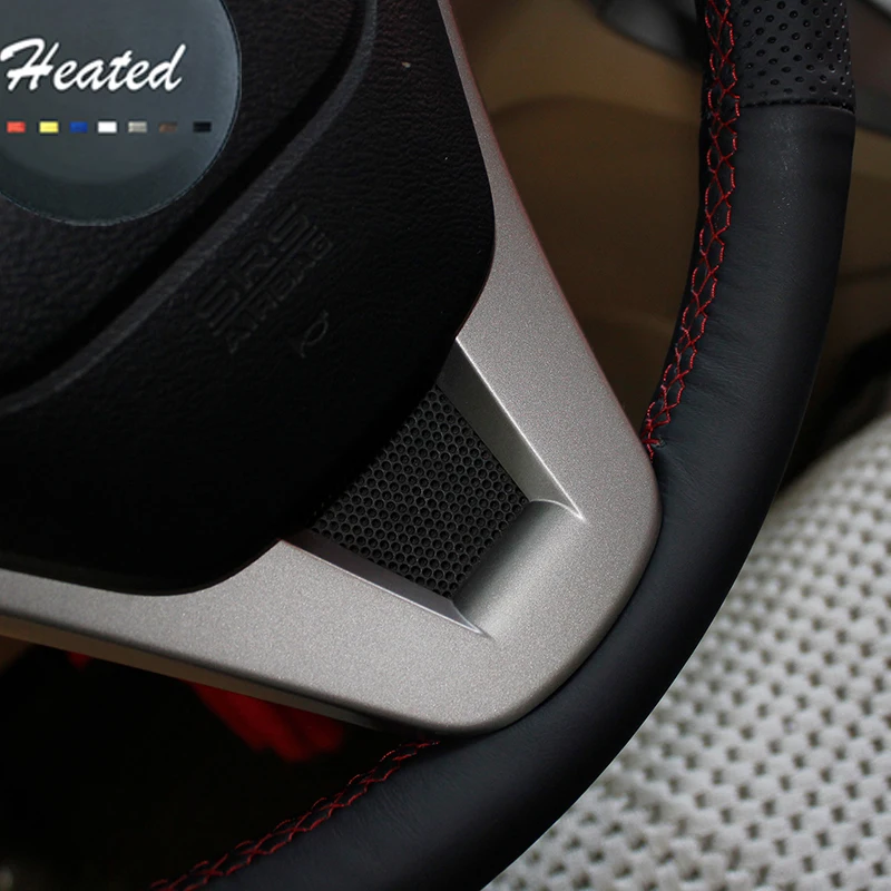 Оплетка на руль Nappa из натуральной кожи для Honda CRV CR V 2007 2011|volante carro|wheel cover braidcover on
