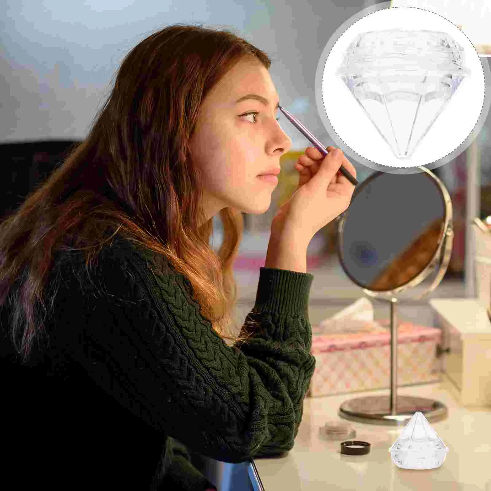 

50 шт., портативные банки для хранения косметики