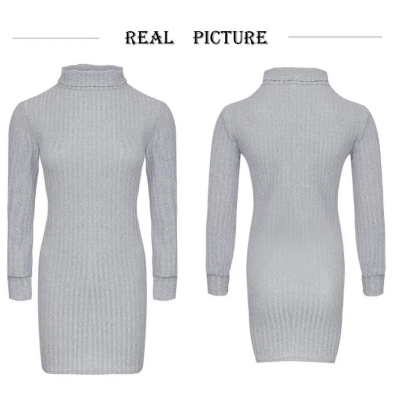 S-2XL Модный зимний осенний Женский Повседневный вязаный джемпер с длинными