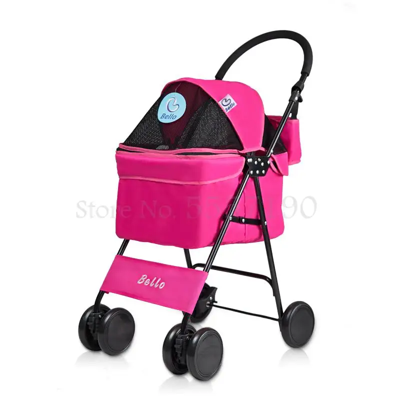 Легкая Складная Тележка для домашних животных маленькая и компактная