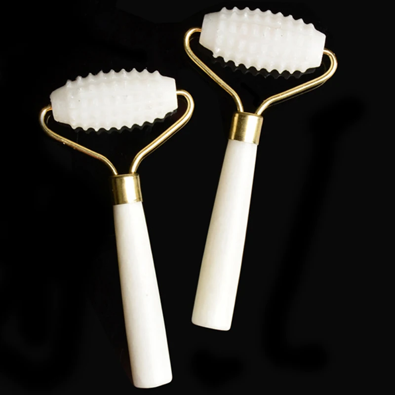 1 шт. ролик для массажа лица из белого Нефритового камня | Красота и здоровье