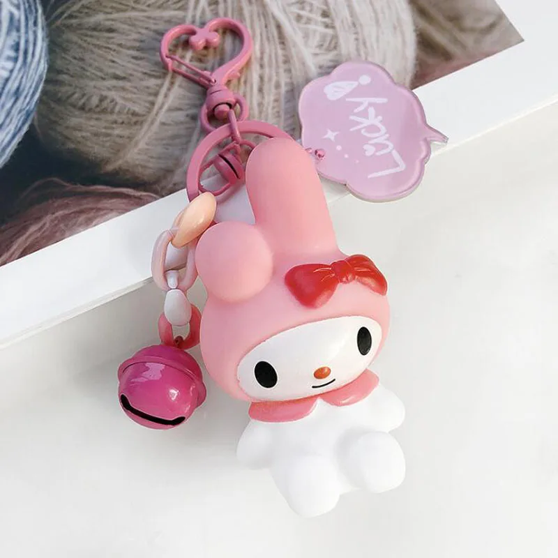 pink rabbit 10 шт./партия, детский подарок для душа, вечерние подарки для гостей, милый ангел, кролик, Детские брелоки для девочек, украшения для сумок - Цвет: pink rabbit