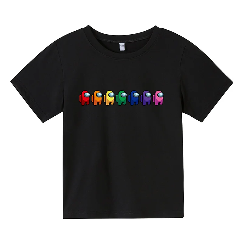 

Clothes for girls 3-12 years Game Between boys Between us TShirt 2021 Funny Summer children Cartoon Graphic Cute Tees kids Tops
