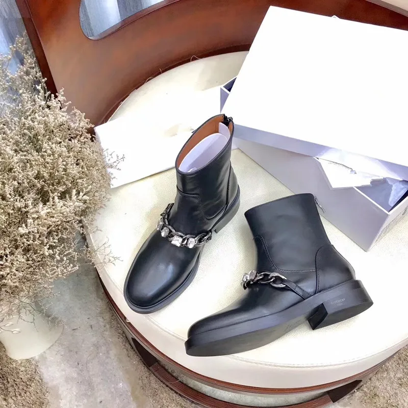 Новинка 2019 года сезон осень зима модная женская обувь ботинки на высоком каблуке