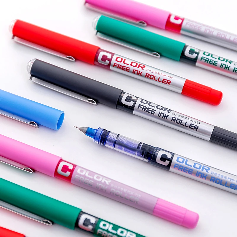 

7 Color Gel Pen set Free Ink Roller Ballpoint Pens Signature High Quality Stationery Office Accessories School Supplies A6974