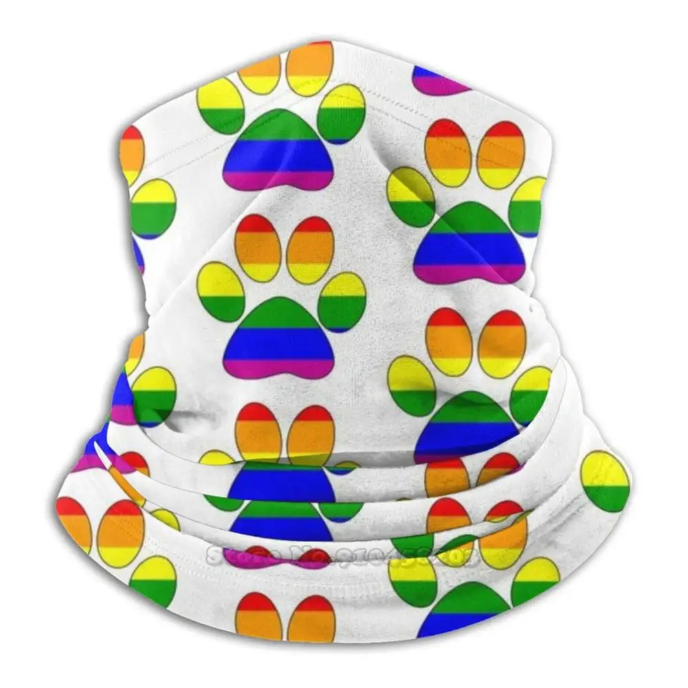 

Lgbtq Bandana Scarf Mask Scarfs Neck Warmer Headwear Lgbtq Paw Paw Rainbow Pride Pride Month Pride Paw Gay Lesbian Bisexual