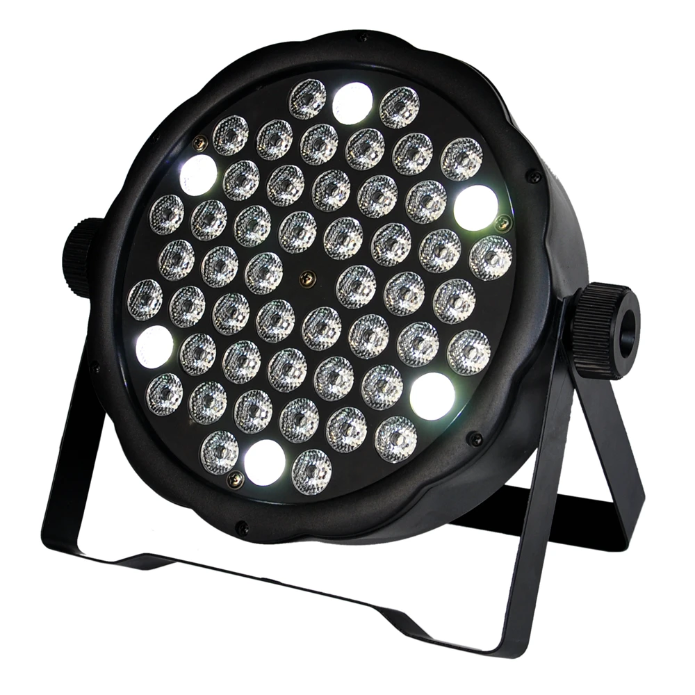 Бесплатная доставка 12 X P64 54x1W супер тонкий Led Par Светильник RGBW цвет смешивания
