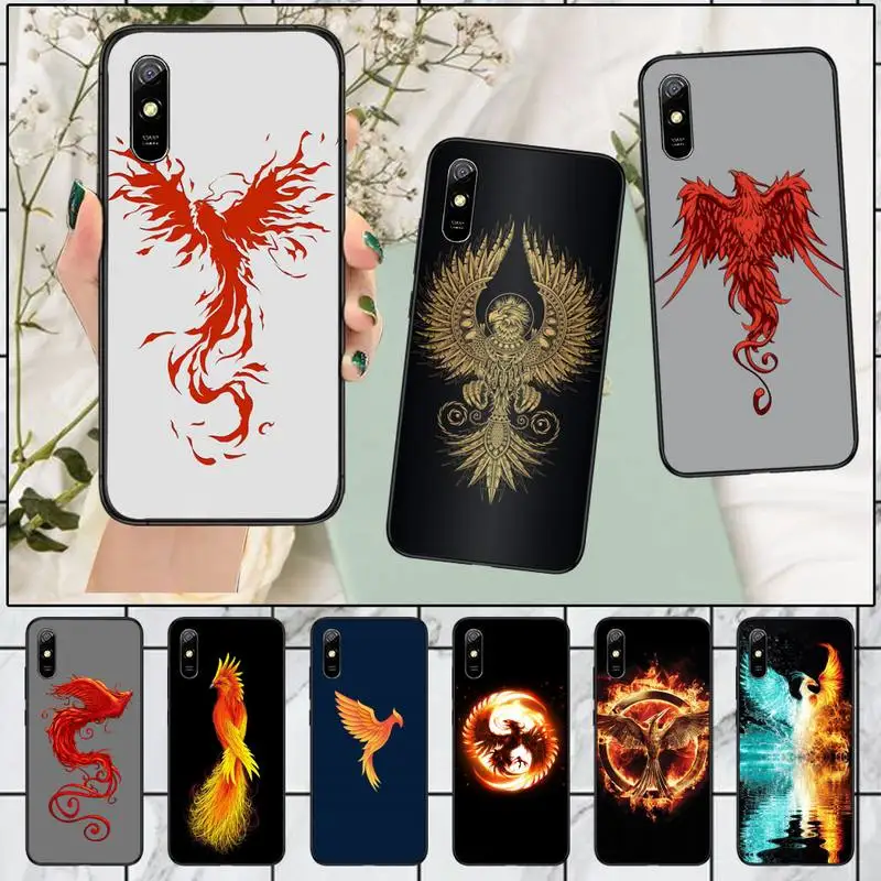 

Cool Animal Phoenix Phone Case For Xiaomi Redmi Note 4 4x 5 6 7 8 pro S2 PLUS 6A PRO