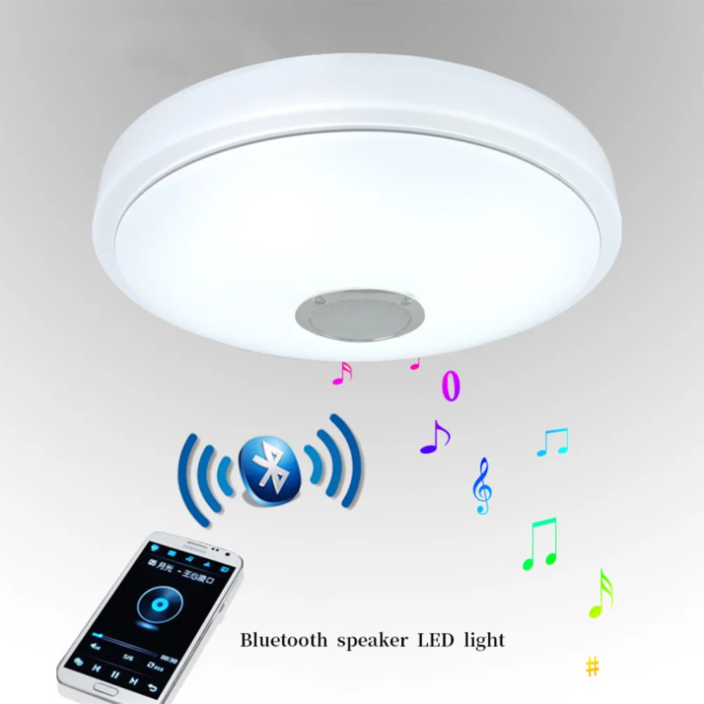Светодиодный потолочный светильник Bluetooth светодиодный музыкальный потолочные