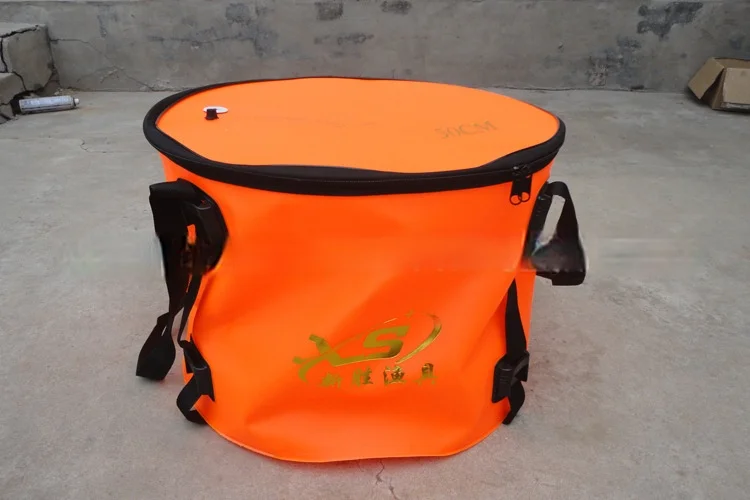 

Fishing Tackle EVA Round Bucket Fish Large Live Fish Bucket
