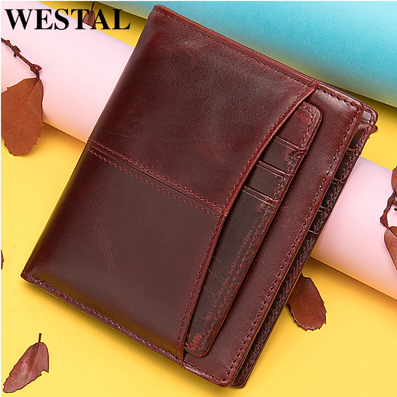Женский кошелек WESTAL из натуральной кожи для женщин женский с отделением карт